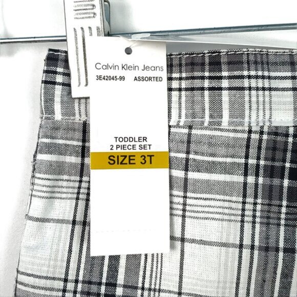 Calvin Klein Boy's Toddler Polo and Pants 2 Piece Set - Picture 7 of 8